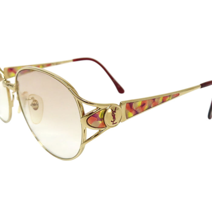 YVES SAINT LAURENT 
YSL ヴィンテージフレーム Ti-p 
ロゴ サングラス