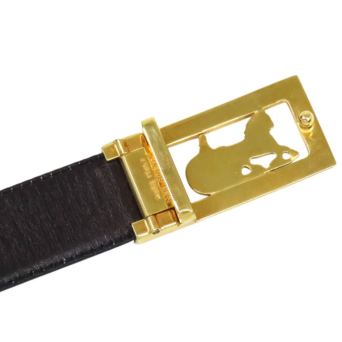 CELINE  
Logo Vintage Horse Carriage Gold Color  
Carriage Buckle Belt