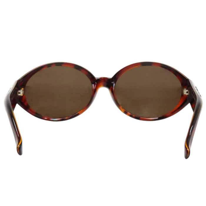 FENDI  
Oval  
Logo Tortoiseshell Pattern Sunglasses