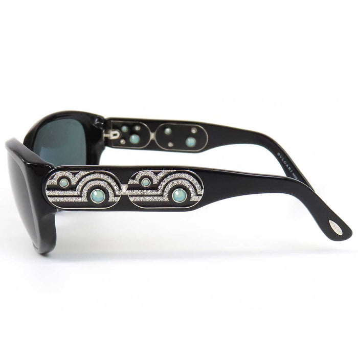 BVLGARI 
501/3F 
ラインストーン サングラス