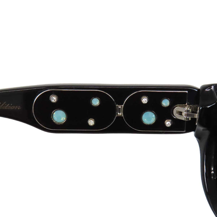 BVLGARI 
501/3F 
ラインストーン サングラス