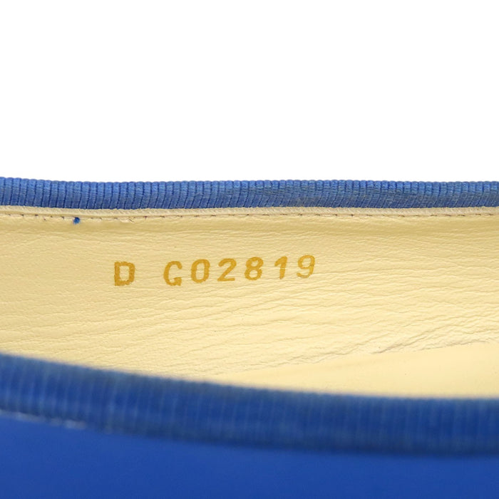 CHANEL 
COCO CC logo ribbon flat ballet shoes 
Coco mark ballerina pumps
