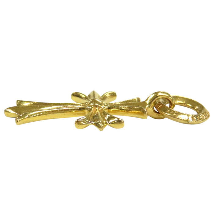 CHROME HEARTS  
TINY CH CROSS Yellow Gold with 1995 engraving  
Tiny CH Cross Charm 22K