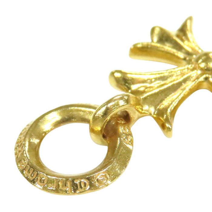 CHROME HEARTS  
TINY CH CROSS Yellow Gold with 1995 engraving  
Tiny CH Cross Charm 22K