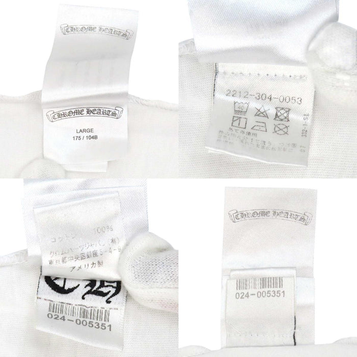 CHROME HEARTS 
CH FUCK YOU スクロールラベル アームロゴ コットン 
Floral Cross Horseshoe ロングスリーブ Tシャツ