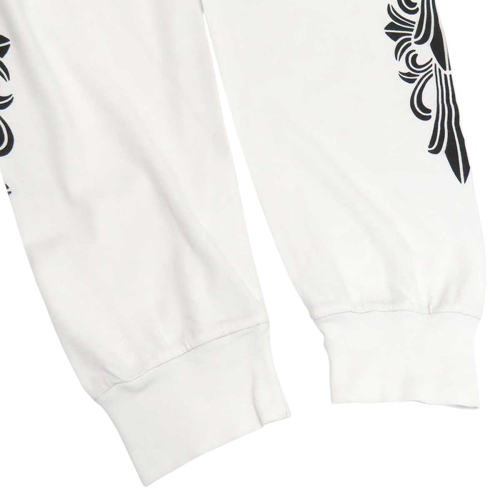 CHROME HEARTS 
CH FUCK YOU スクロールラベル アームロゴ コットン 
Floral Cross Horseshoe ロングスリーブ Tシャツ
