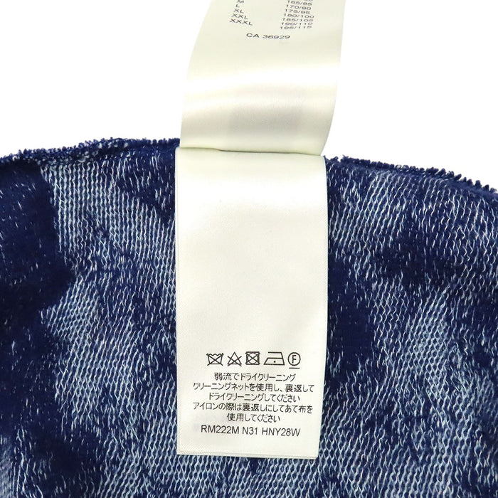 LOUIS VUITTON 
LV ロゴ コットン 
モノグラム バンダナ ショートスリーブ ニット フーディ