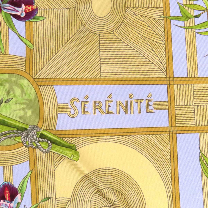 HERMES 
スカーフ 大判 シルク バンブー 竹 
カレ 90 SERENITE セレニテ