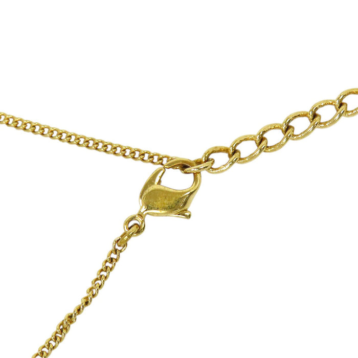 Dior
Gold-tone metal
Logo rhinestone necklace