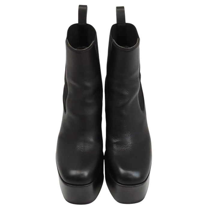 Rick Owens 
サイドゴア ハイヒール 
LEATHER KISS BOOTS レザー キス ブーツ
