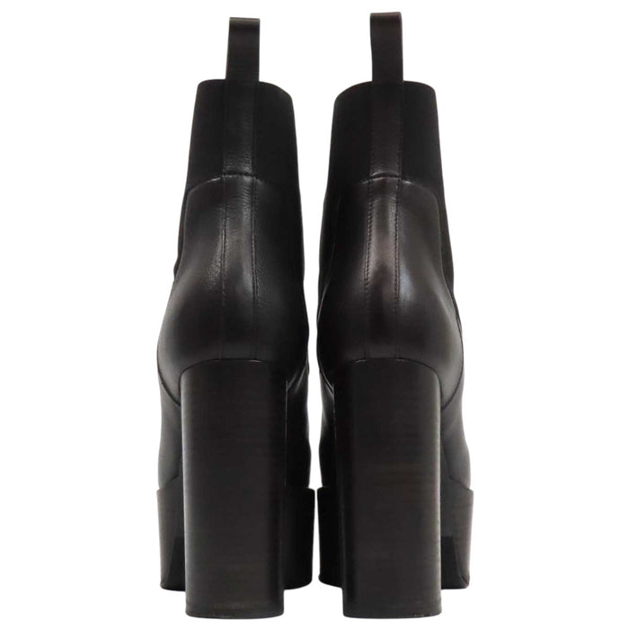Rick Owens  
侧边松紧高跟鞋  
LEATHER KISS 靴子 皮革吻靴