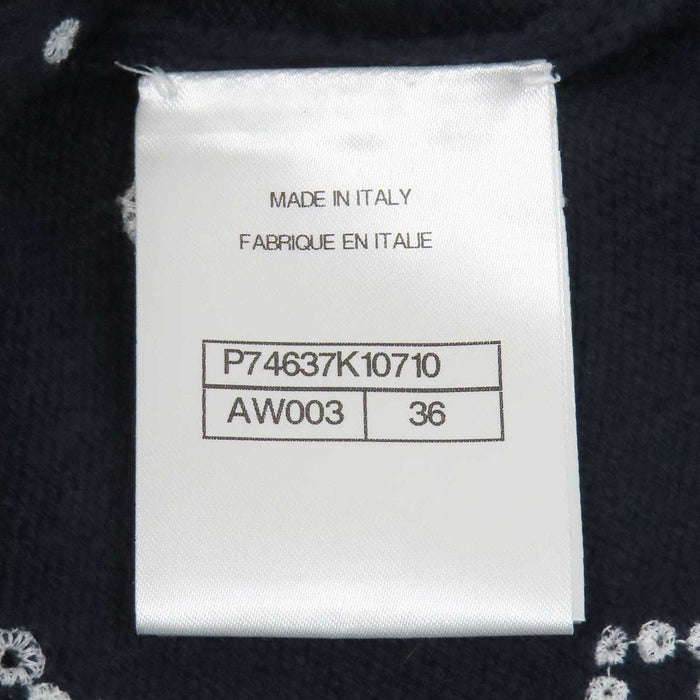 CHANEL 
COCO CC ココボタン クローバー アイコン 
ココマーク カシミヤ 半袖 ニット