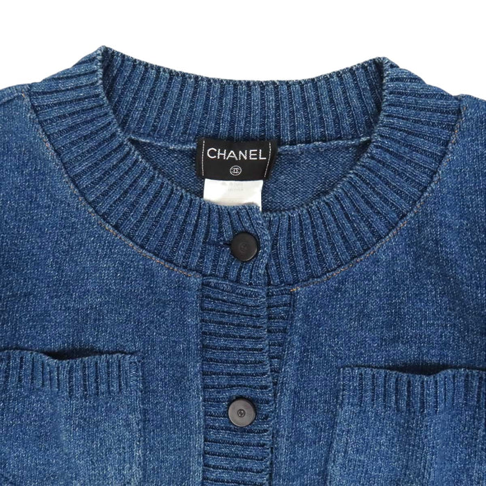 CHANEL 
COCO CC ロゴボタン コットン 99C 
ココマーク コットン カーディガン