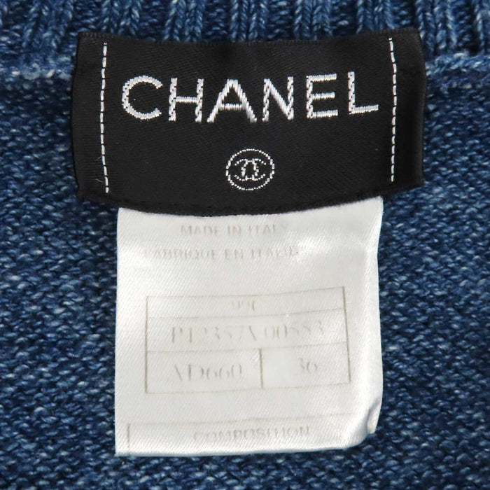 CHANEL 
COCO CC ロゴボタン コットン 99C 
ココマーク コットン カーディガン