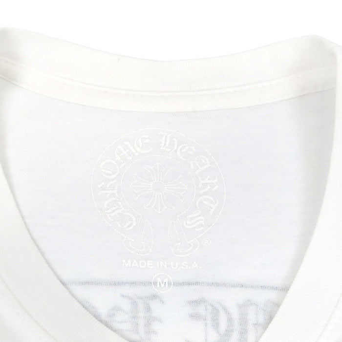CHROME HEARTS  
CH FUCK YOU Cotton  
Scroll Label Sleeve Logo Long Sleeve T-Shirt