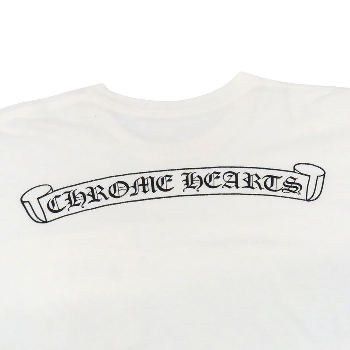 CHROME HEARTS  
CH FUCK YOU Cotton  
Scroll Label Sleeve Logo Long Sleeve T-Shirt