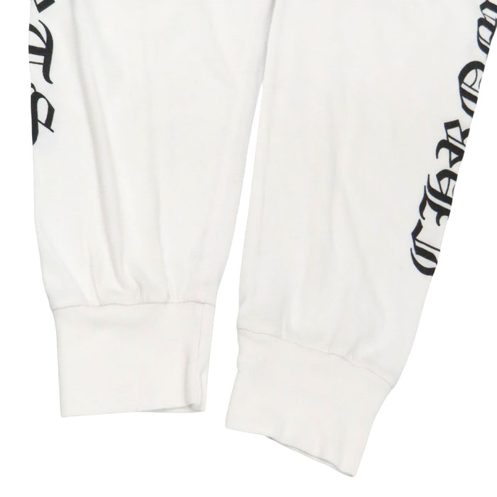 CHROME HEARTS  
CH FUCK YOU Cotton  
Scroll Label Sleeve Logo Long Sleeve T-Shirt