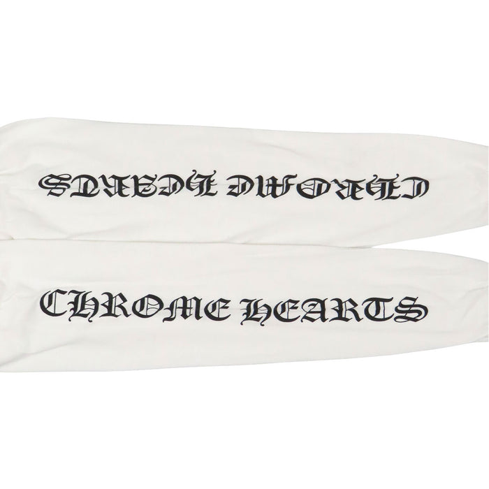 CHROME HEARTS  
CH FUCK YOU Cotton  
Scroll Label Sleeve Logo Long Sleeve T-Shirt