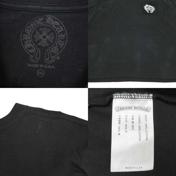 CHROME HEARTS 
CH TAIPEI HORSESHOE L/S TEE ロングスリーブ 
台北限定 バック ホースシュー 袖 フローラル Tシャツ
