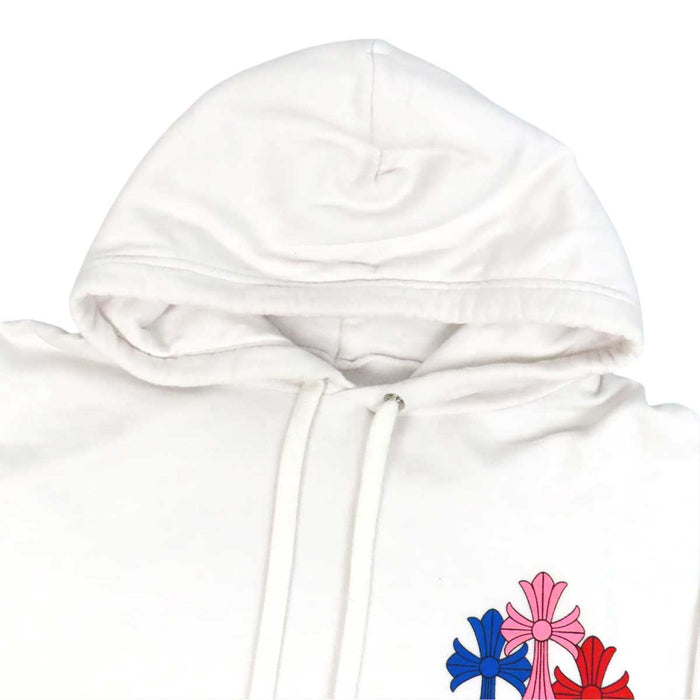 CHROME HEARTS 
CH MLTCOL CEM CRS HD PLVR スウェット コットン 裏起毛 
マルチ セメタリー クロス プリント フーディ