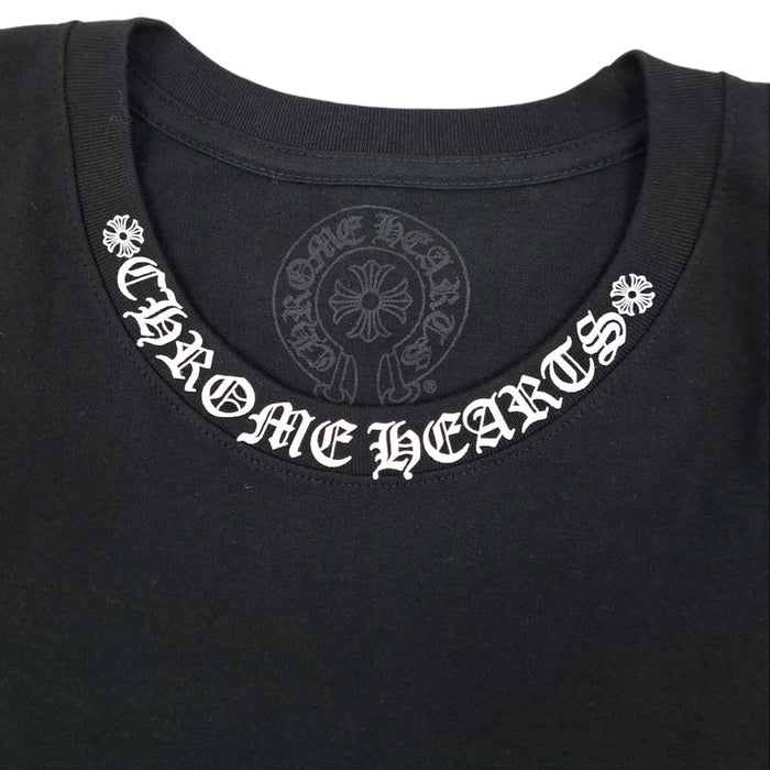 CHROME HEARTS  
CH T恤 1 领口标志 棉质  
领口标志印花T恤