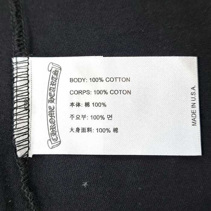 CHROME HEARTS 
CH T-SHRT 1 NECK LOGO コットン 
ネック ロゴ プリント Tシャツ