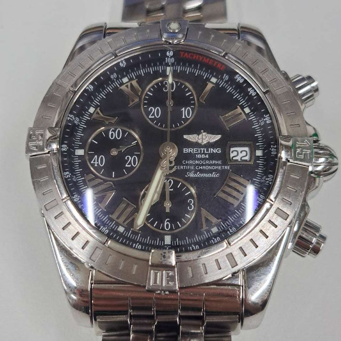 【WHOLESALES】
BREITLING 
A13356 
箱(内箱劣化)　ギャランティ　クロノメーター証