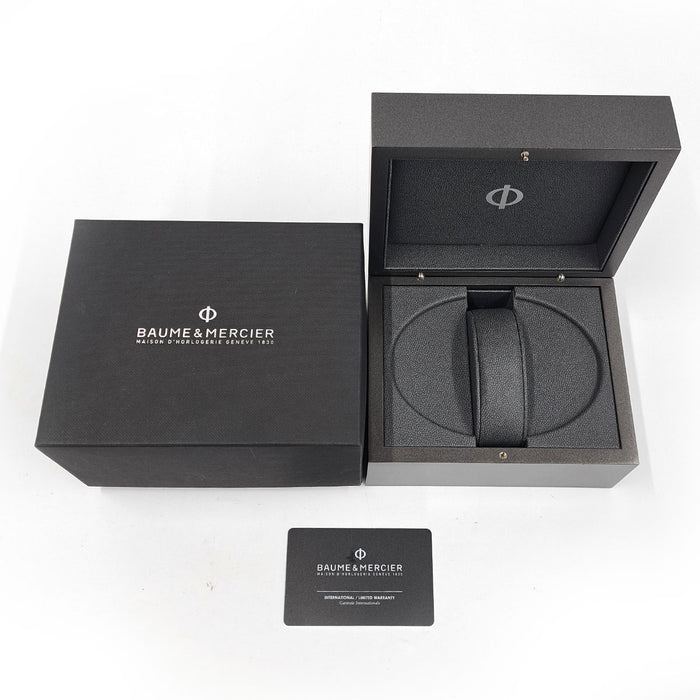Baume & Mercier 
クリフトン GMT パワーリザーブ 
箱ギャラ付