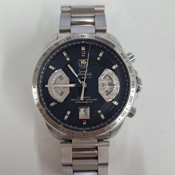 【WHOLESALES】
TAG HEUER 
CAV511A.BA0902 
グランドカレラ キャリバー17 
箱(内箱劣化)　ギャランティ　クロノメーター証　コマ