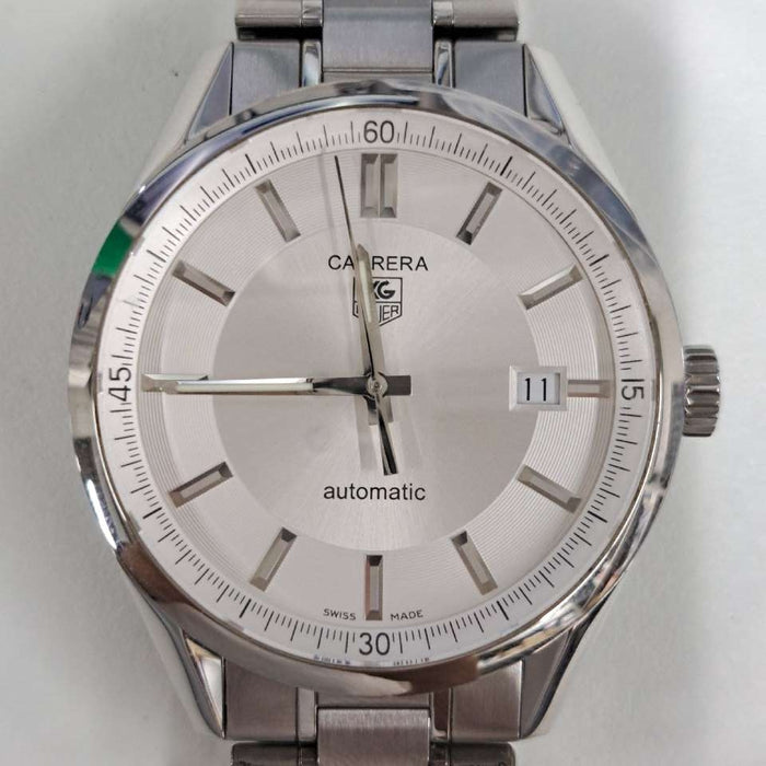【WHOLESALES】
TAG HEUER 
WV211A-3 
箱(内箱劣化)　ギャランティ(ショップ印のみ)　純正レザーベルト×1(使用感小)　純正Dバックル×1