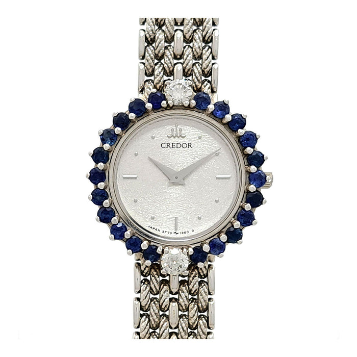 SEIKO 
Credor Saphir Diamant lunette 
Avec boîte
