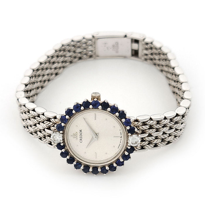 SEIKO 
Credor Saphir Diamant lunette 
Avec boîte