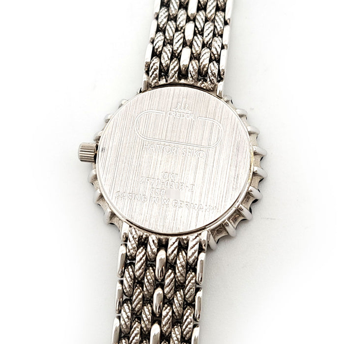 SEIKO 
Credor Saphir Diamant lunette 
Avec boîte