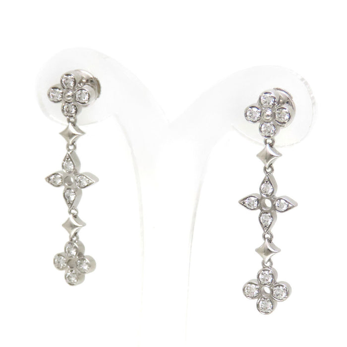 LOUIS VUITTON 
Boucle d'Oreille Dentelle de Monogram Earrings