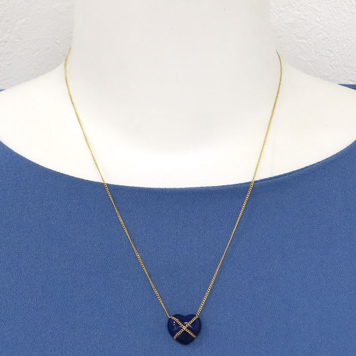 TIFFANY&Co. 
Chain Cross Heart Necklace