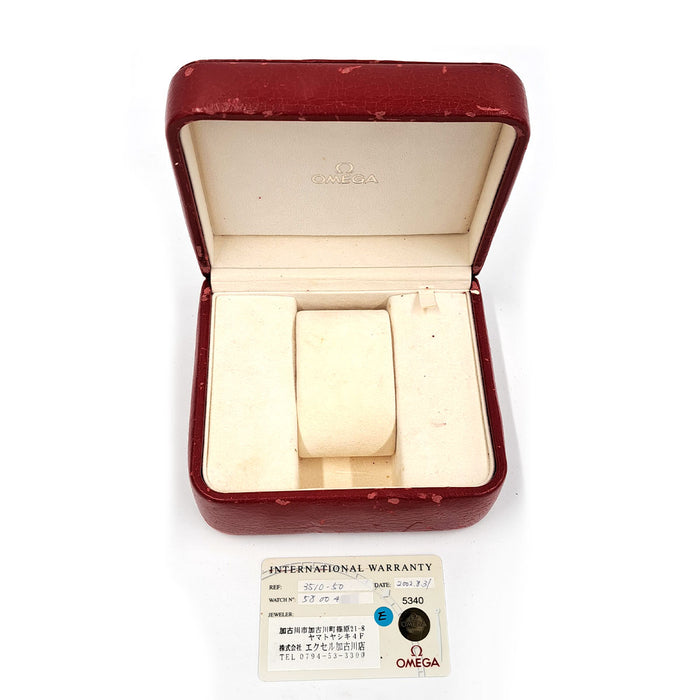 OMEGA 
Speedmaster Reduced 
Comes with box and guarantee