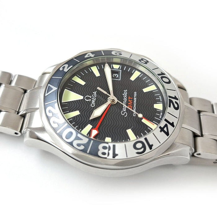 OMEGA 
Seamaster 300 GMT 50th Anniversary 
With box and warranty