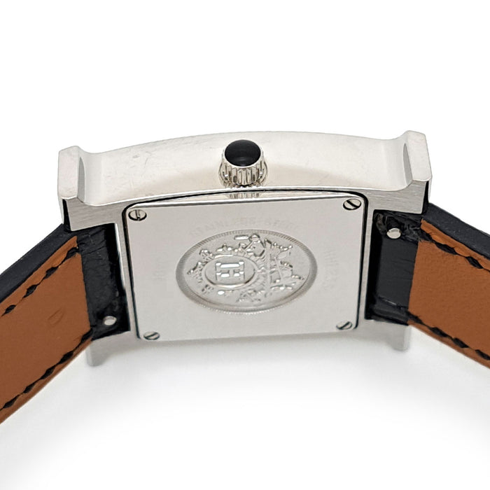 HERMES 
Montre H Double Jeu 
Avec boîte et certificat