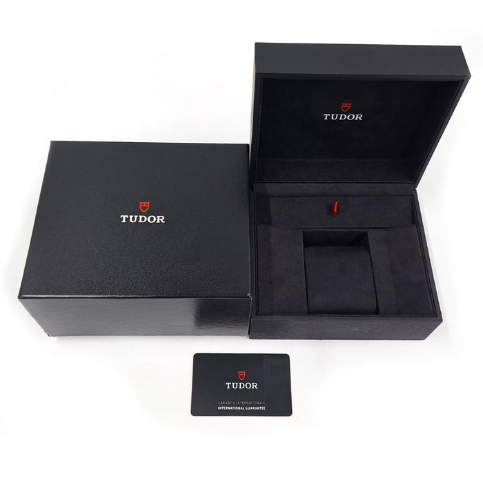 TUDOR  
Black Bay Chronograph  
With box and warranty card