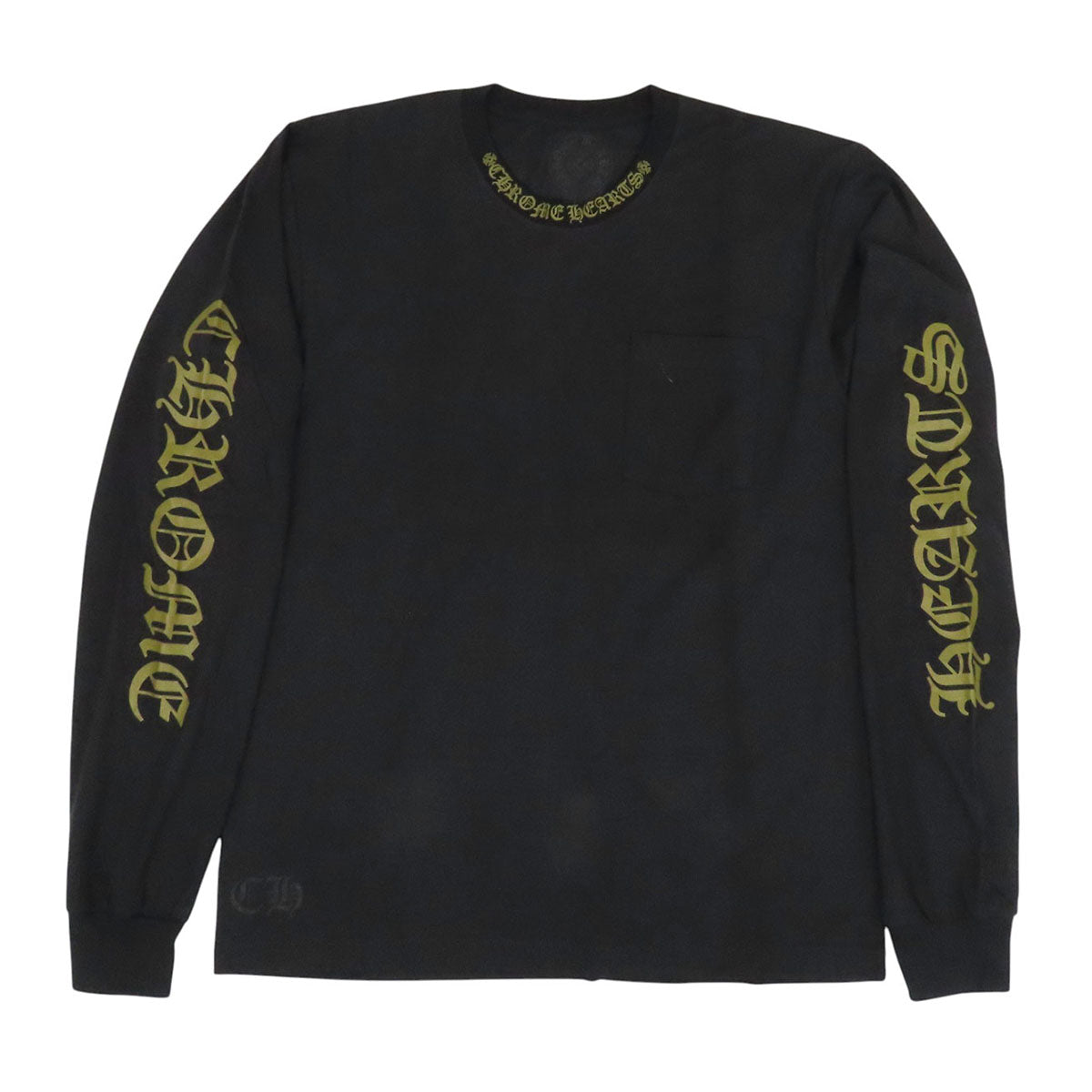 CHROME HEARTS CH アームロゴ コットン ネックロゴ ロングスリーブ T