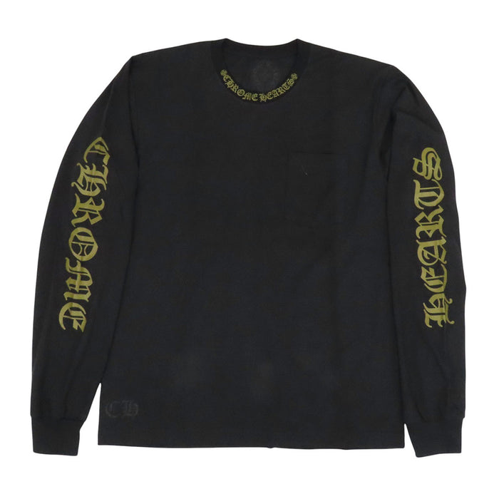 CHROME HEARTS  
CH Arm Logo Cotton  
Neck Logo Long Sleeve T-Shirt
