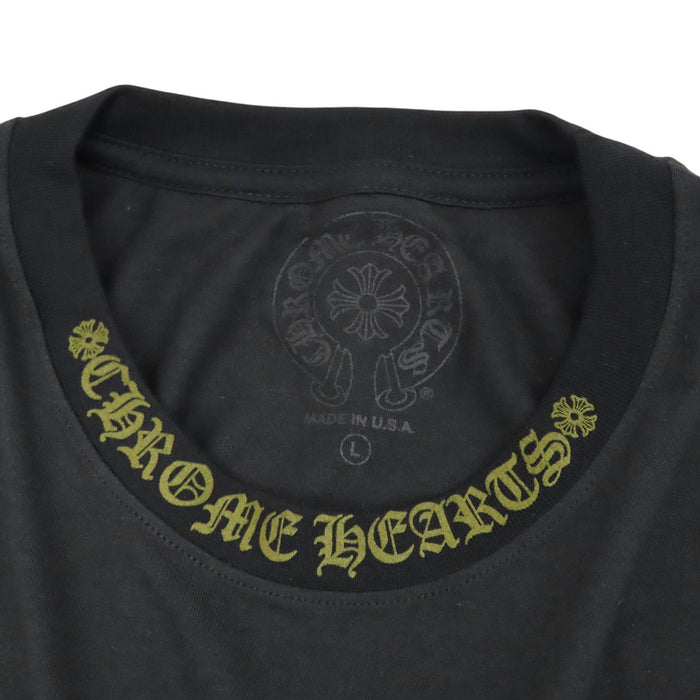 CHROME HEARTS  
CH Arm Logo Cotton  
Neck Logo Long Sleeve T-Shirt