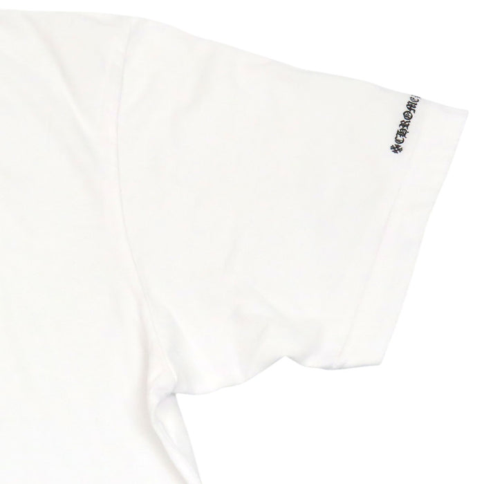 CHROME HEARTS 
CH スクロールラベル ロゴ コットン 
ホースシュー プリント Tシャツ
