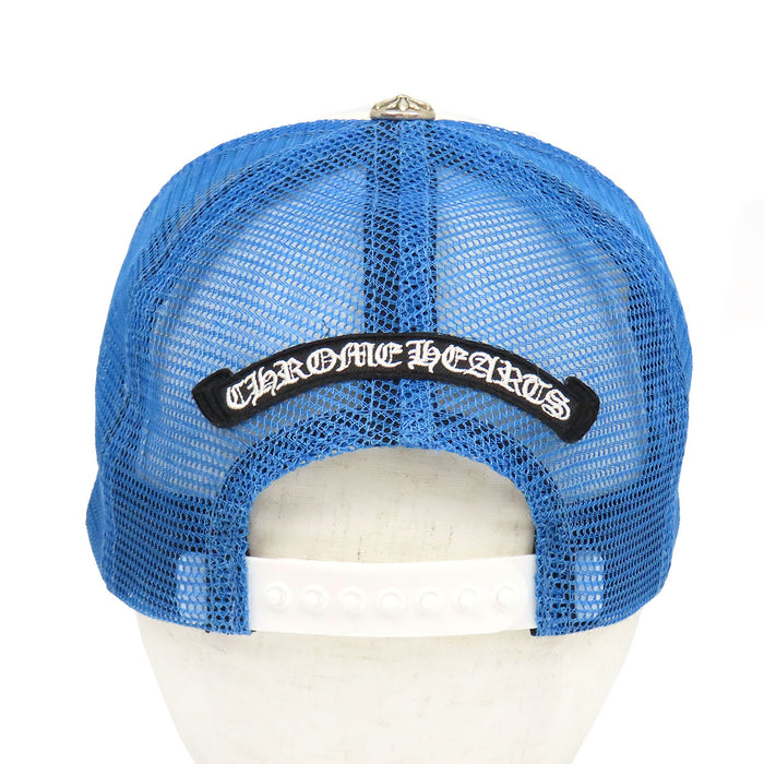 CHROME HEARTS 
CH クロスボール スクロールラベル コットン メッシュ 
セメタリークロス パッチ トラッカー キャップ