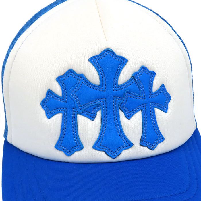 CHROME HEARTS 
CH クロスボール スクロールラベル コットン メッシュ 
セメタリークロス パッチ トラッカー キャップ