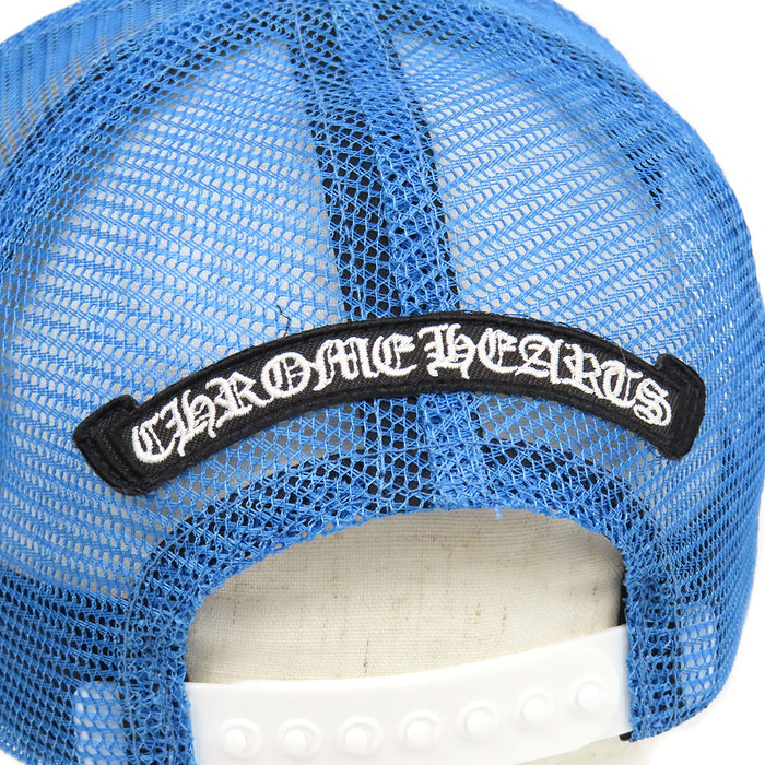 CHROME HEARTS 
CH クロスボール スクロールラベル コットン メッシュ 
セメタリークロス パッチ トラッカー キャップ