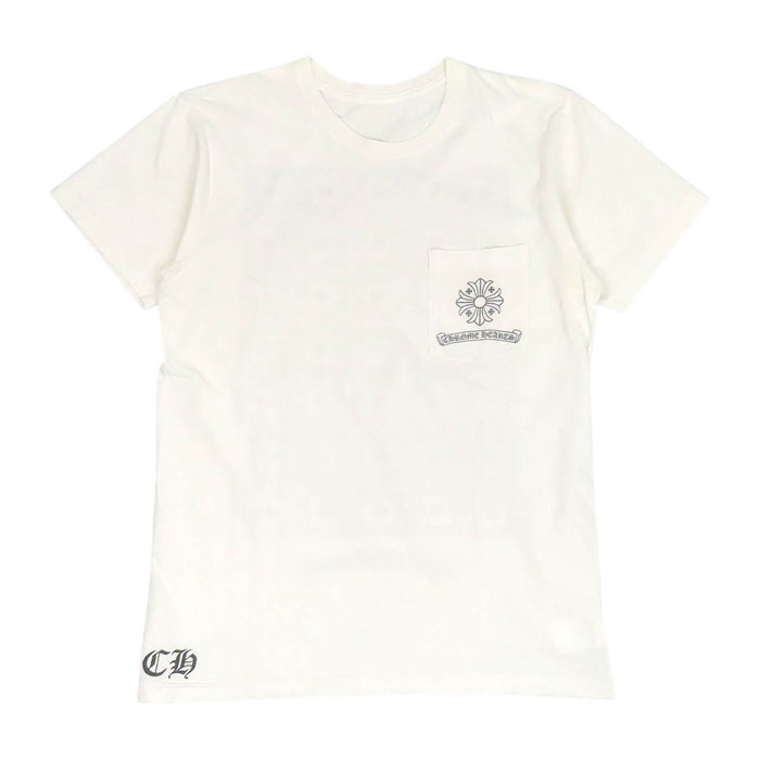 CHROME HEARTS 
スクロールラベル ロゴ コットン 
CHプラス プリント Tシャツ