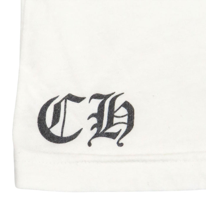 CHROME HEARTS 
スクロールラベル ロゴ コットン 
CHプラス プリント Tシャツ