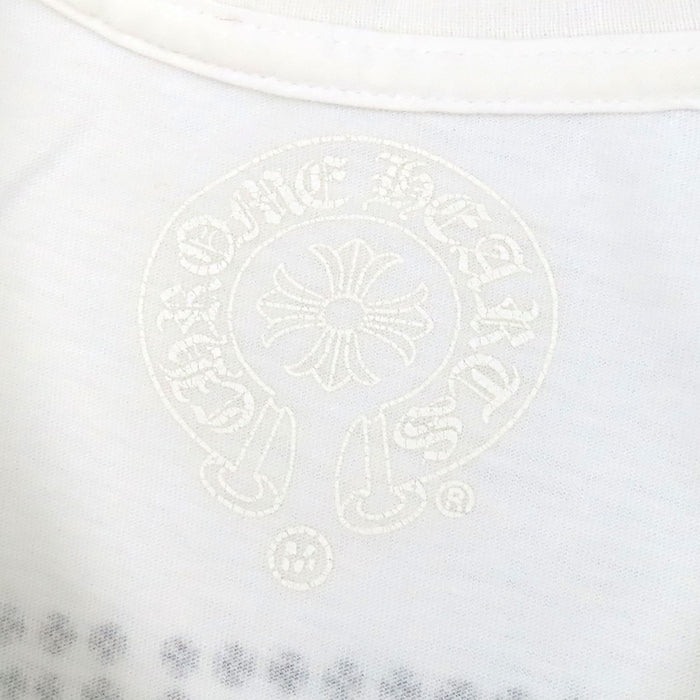 CHROME HEARTS 
スクロールラベル ロゴ コットン 
CHプラス プリント Tシャツ