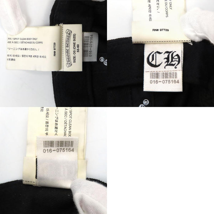 CHROME HEARTS  
Cross Ball Scroll Label Cotton  
Horseshoe CH Plus Trucker Cap